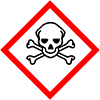 GHS toxic pictogram