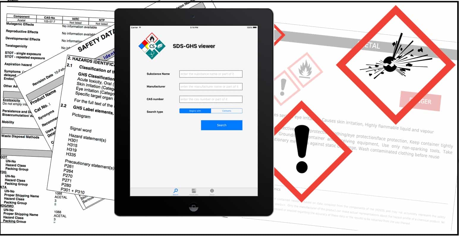 Free SDS (Safety Data Sheets) and GHS Labels Database