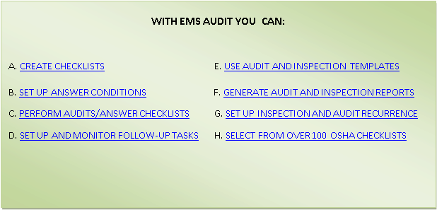 How to build your own Audit Questionnaire and Inspections in 3 simple steps.