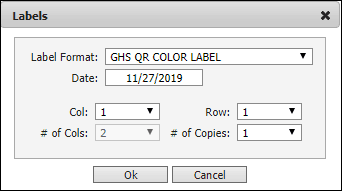 Étiquettes à code couleur pour le stockage et la séparation des produits  chimiques